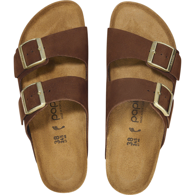 Women's Arizona Platform, Birkenstock Women's Arizona Platform in Dark Tea pair top