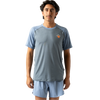 Rabbit Men's EZ Tee Perf Short Sleeve Trail in 452 Stormy Weather