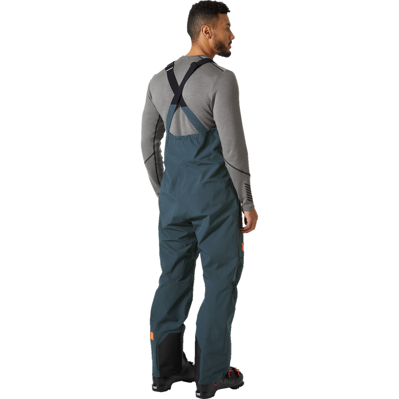 Men's Ridge Infinity Bib Shell, Helly Hansen Men's Ridge Infinity Bib Shell  back on model
