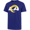 47 Brand Men's Rams Imprint Super Rival Tee in Royal