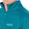 Rab Women's Sonic Long Sleeve Zip collar
