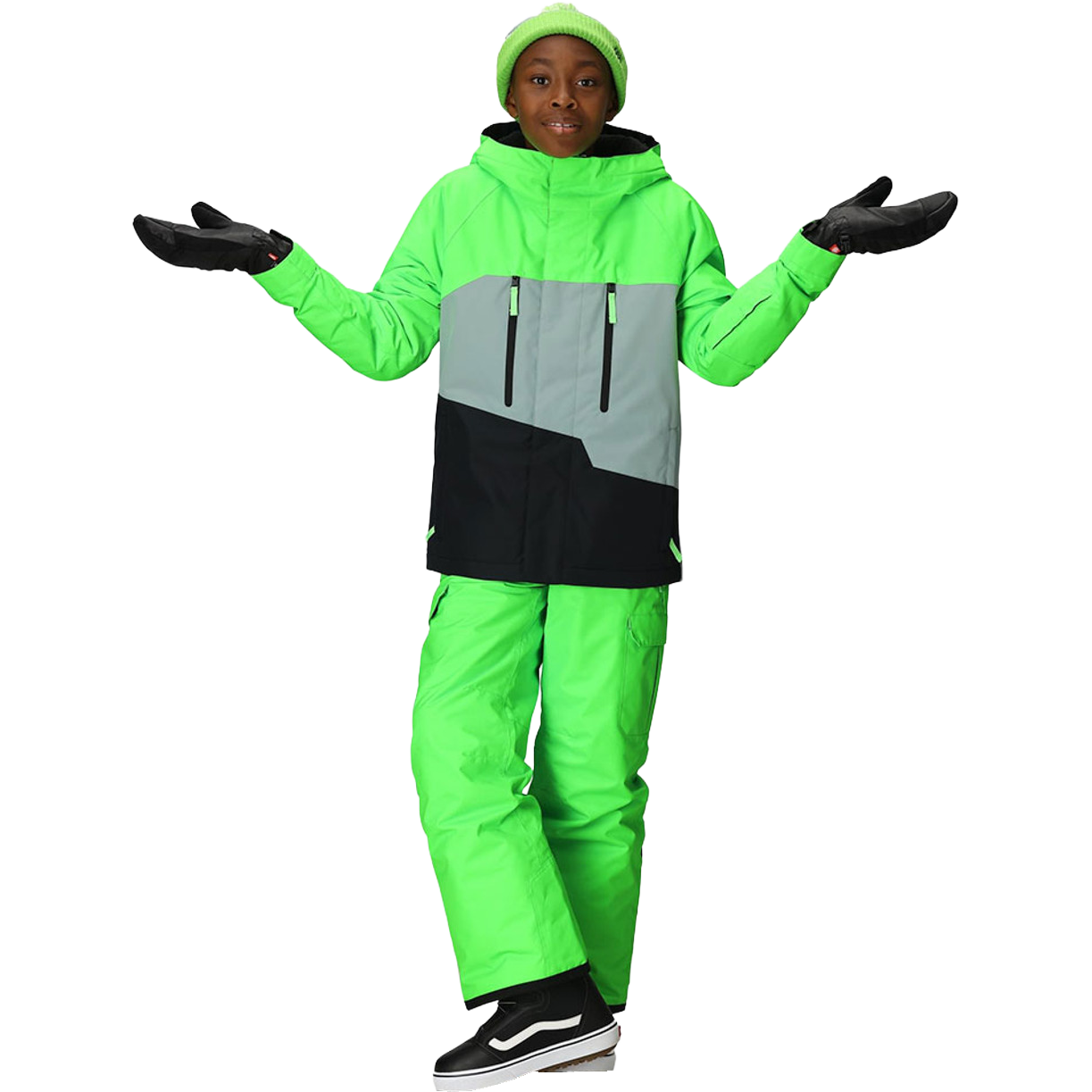 Youth Geo Insulated Jacket alternate view