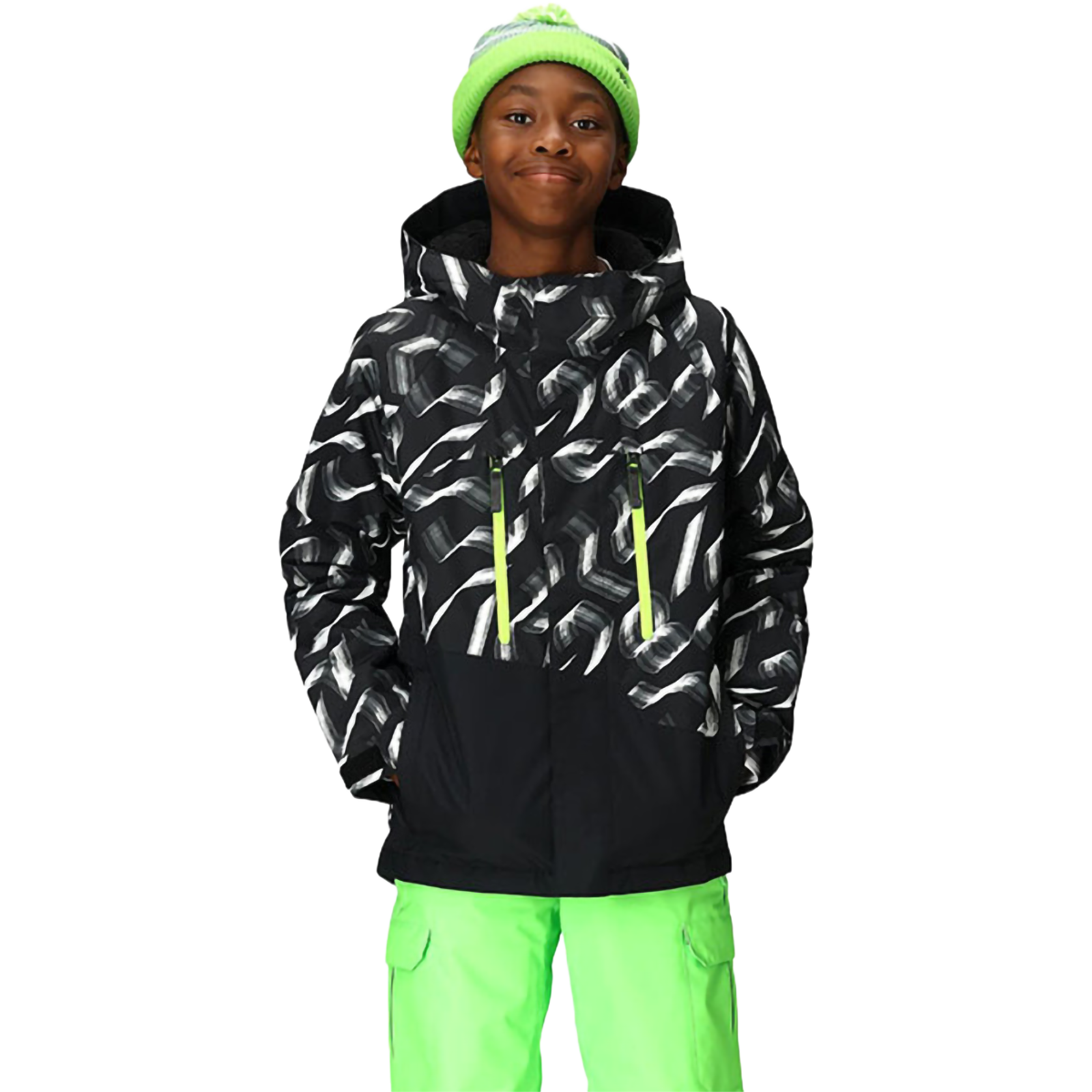 Youth Geo Insulated Jacket alternate view