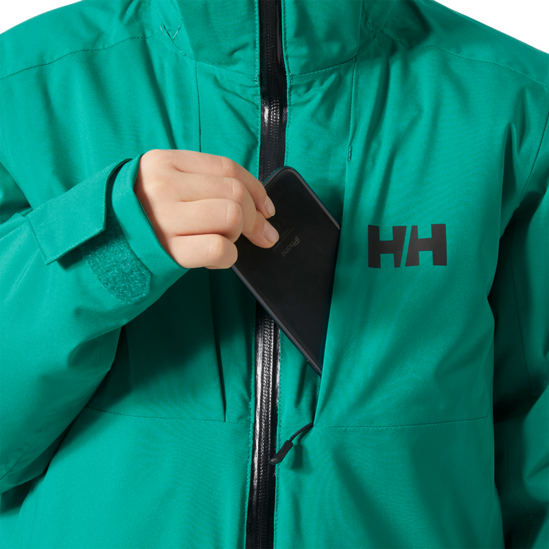 Youth Jr Alpha Jacket, Helly Hansen Youth Jr Alpha Jacket chest pocket