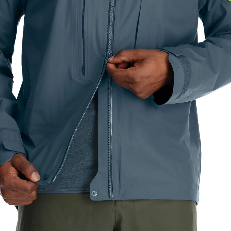 Men's Khroma Kinetic Jacket, Rab Men's Khroma Kinetic Jacket zipper