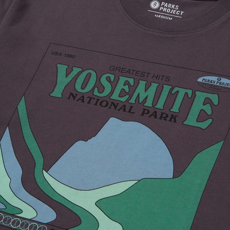 Yosemite Greatest Hits Tee, Parks Project Yosemite Greatest Hits Tee graphic detail