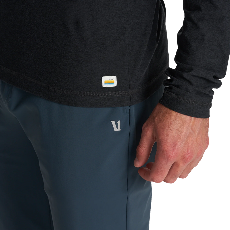Men's Strato Tech Hoodie, Vuori Men's Strato Tech Hoodie bottom hem