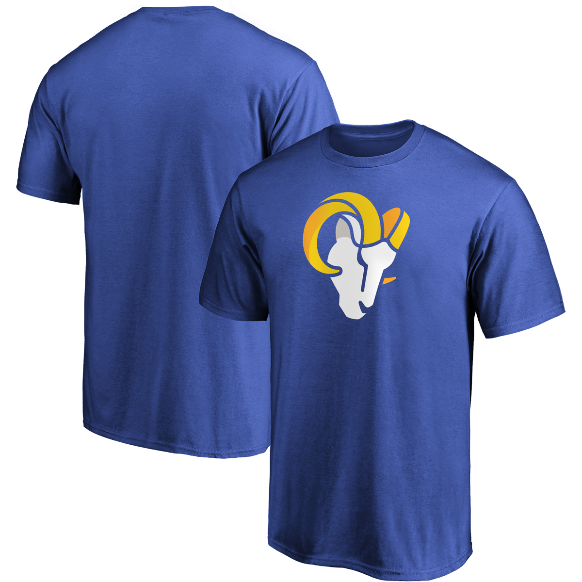 Men's Rams Cotton Primary Logo Short Sleeve alternate view