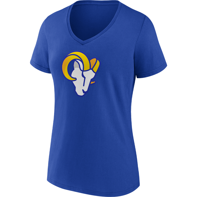 Women's Rams Cotton Primary Logo Short Sleeve, Featured Image