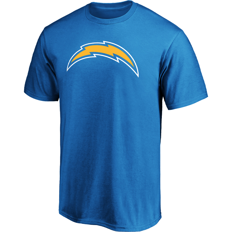 Men's Chargers Cotton Primary Logo Short Sleeve, Featured Image