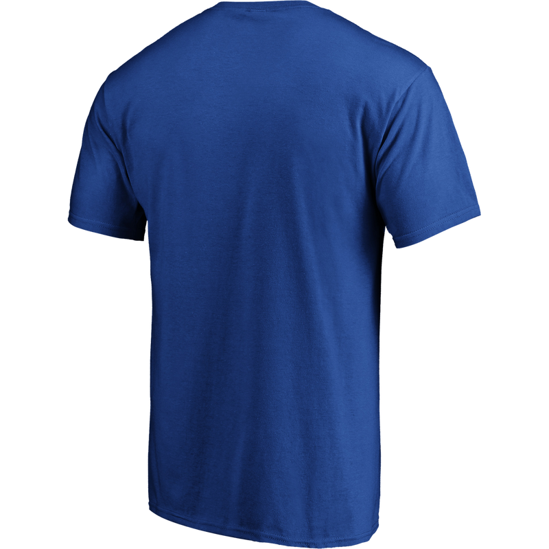 Men's Dodgers Cotton Official Logo Short Sleeve, Fanatics Men's Dodgers Cotton Official Logo Short Sleeve back