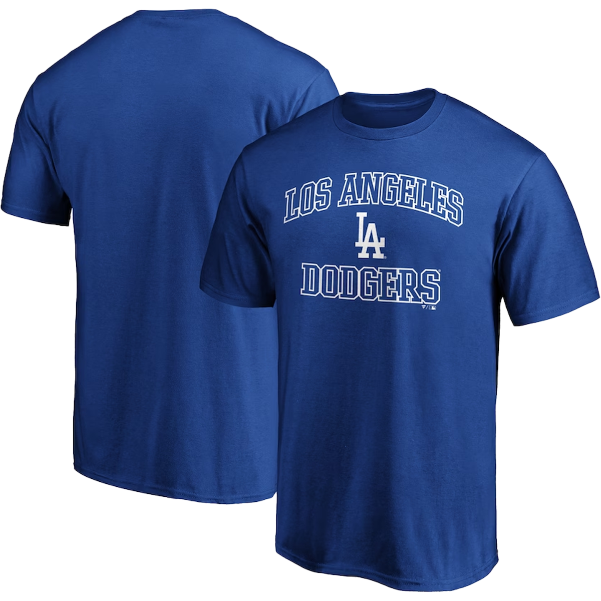 Men's Dodgers Cotton Heart and Soul Short Sleeve alternate view