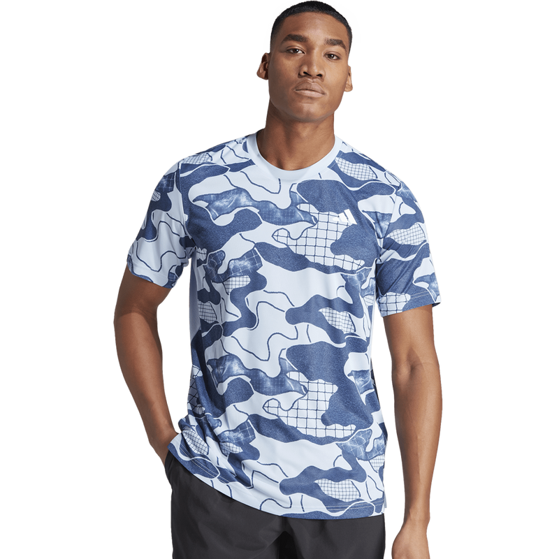 Men's Club Graphic Tee, adidas Men's Club Graphic Tee front