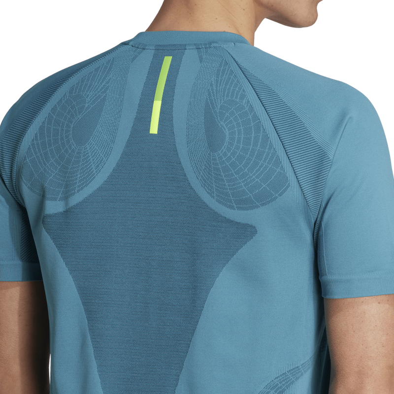 Men's Seamless Tee, adidas Men's Seamless Tee back detail