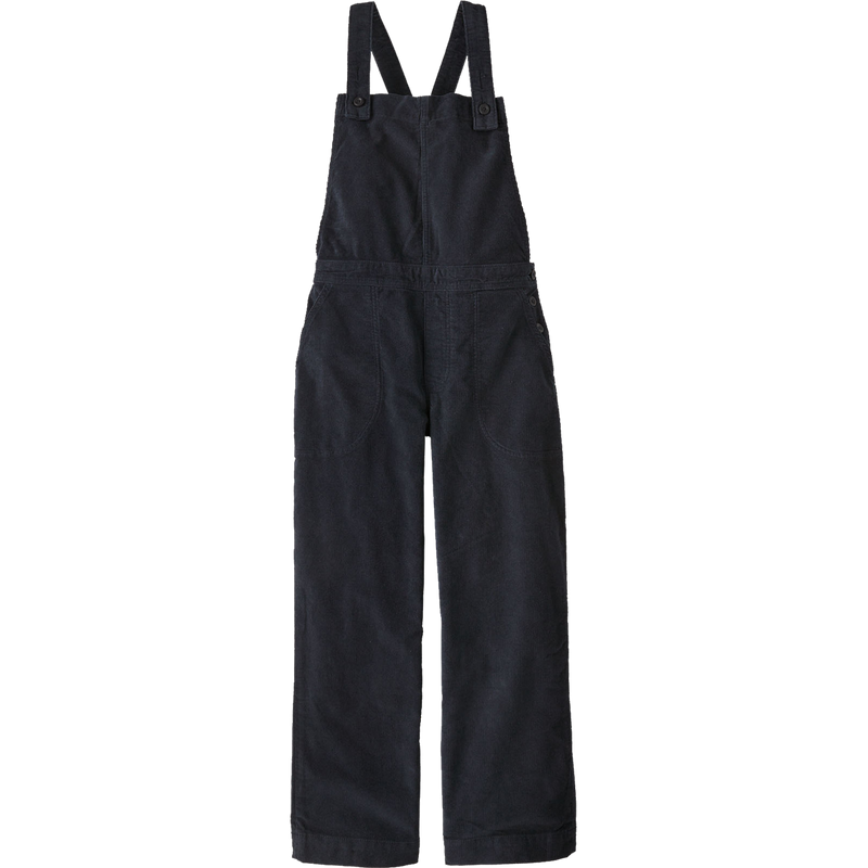 Women's Stand Up Cropped Corduroy Overalls, Featured Image