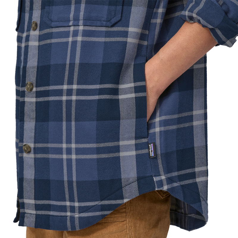 Women's Heavyweight Fjord Flannel Overshirt, Patagonia Women's Heavyweight Fjord Flannel Overshirt side