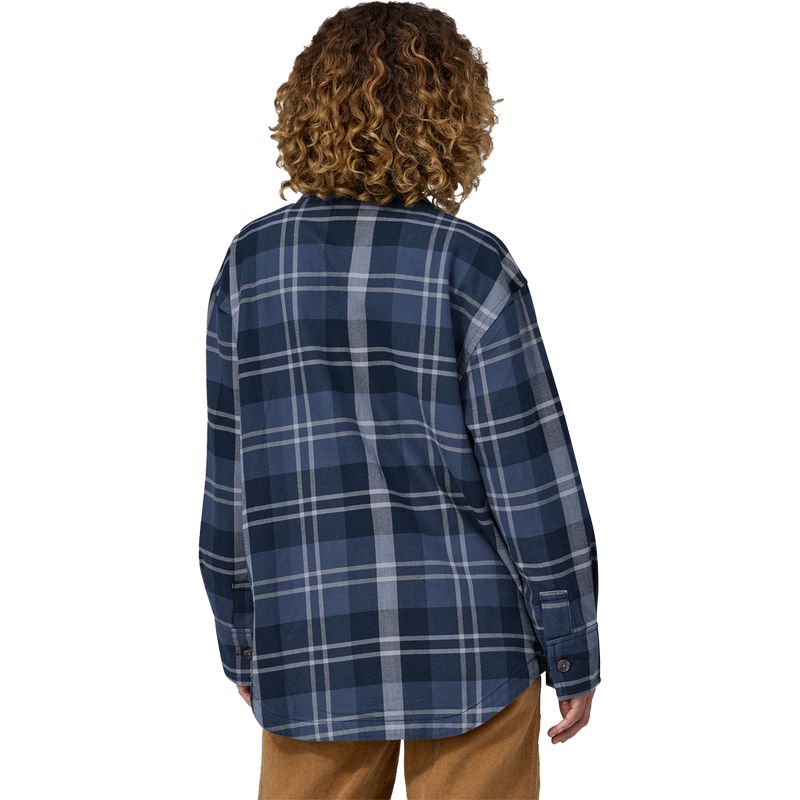 Women's Heavyweight Fjord Flannel Overshirt, Patagonia Women's Heavyweight Fjord Flannel Overshirt  back