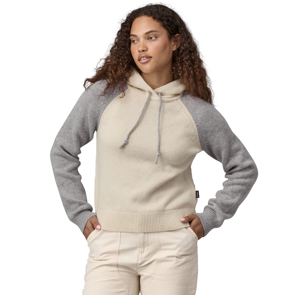 Women's Recycled Wool Hoodie alternate view