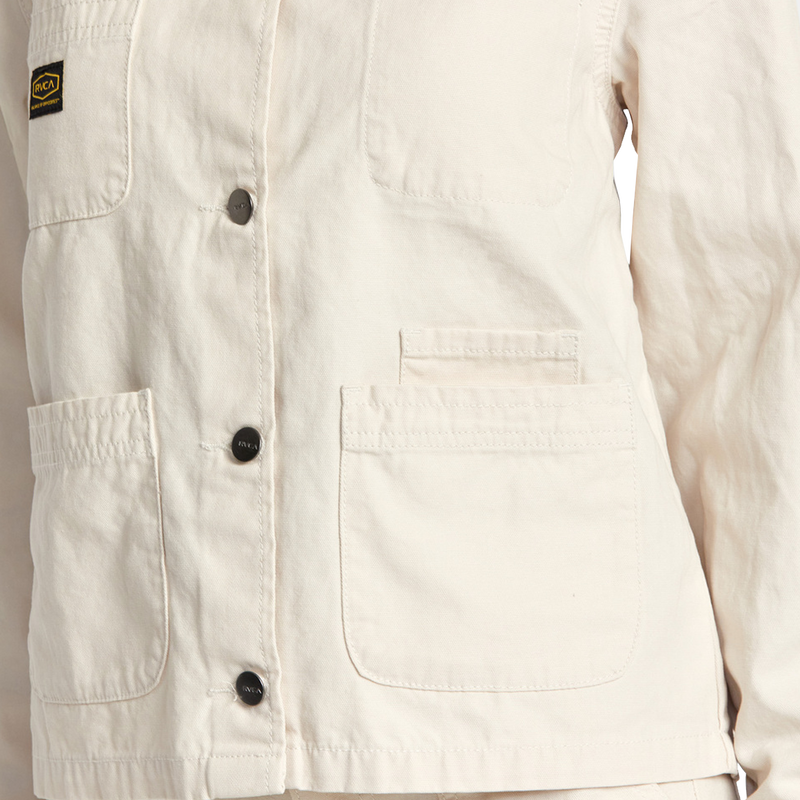 Women's Recession Chore Coat, RVCA Women's Recession Chore Coat pockets