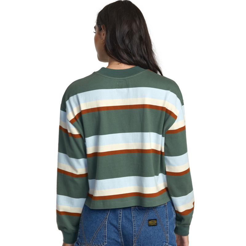 Women's Kinney Long Sleeve T-Shirt, RVCA Women's Kinney Long Sleeve T-Shirt back