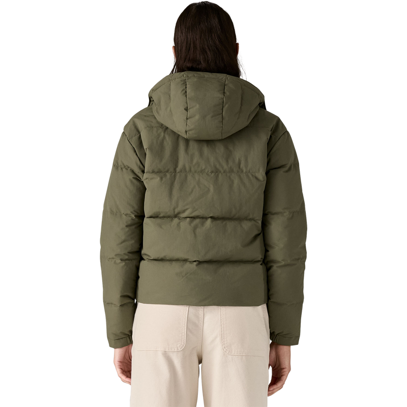 Women's Downdrift Jacket, Patagonia Women's Downdrift Jacket in BSNG Basin Green back