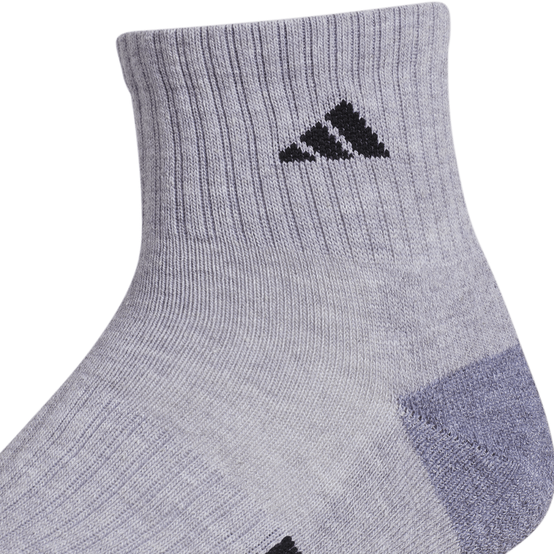Men's Cushioned 3.0 Quarter 3-Pack, adidas Men's Cushioned 3.0 Quarter logo