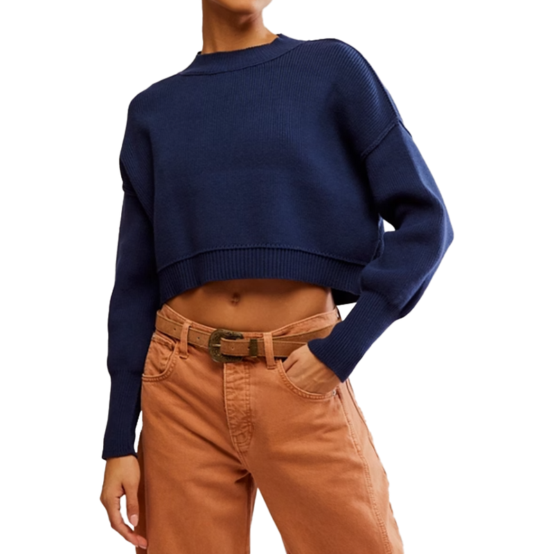Women's Easy Street Crop Pullover, Featured Image