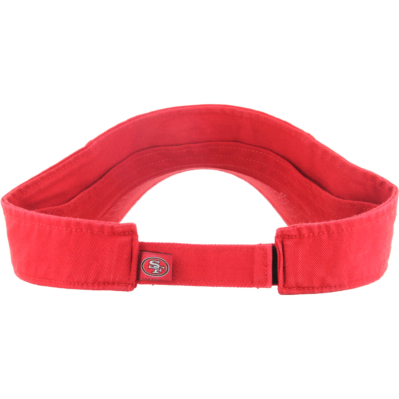 49ers 47 Clean Up Visor, 49ers 47 Clean Up Visor back