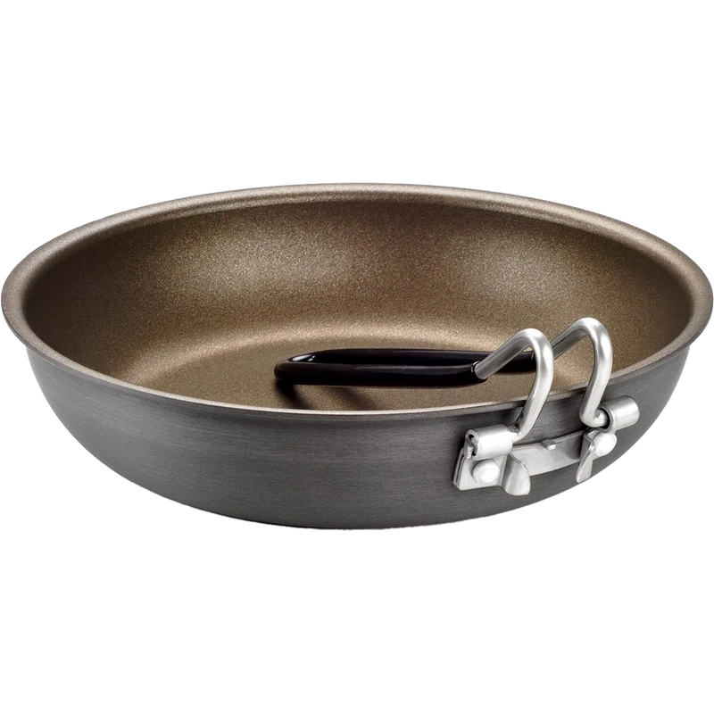 Pinnacle 10" Frypan, GSI Outdoors Pinnacle Frypan handle folded