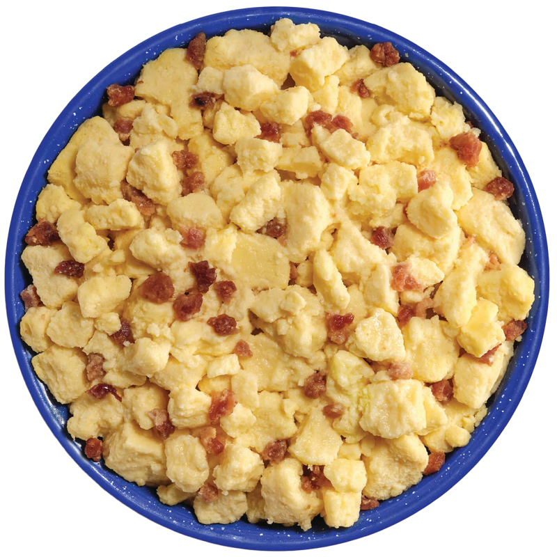 Scrambled Eggs with Bacon Pro Pak (1 Serving), Mountain House Scrambled Eggs with Bacon Pro Pak in bowl