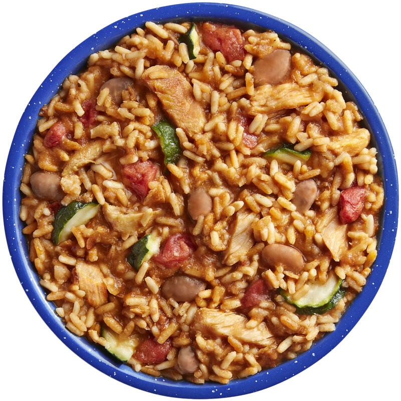 Mexican Style Adobo Rice & Chicken (2 Servings), Mountain House Mexican Style Adobo Rice & Chicken in bowl