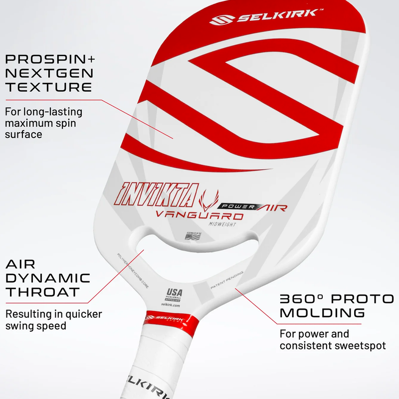 Vanguard Power Air Epic, Selkirk Sport Vanguard Power Air Epic specs