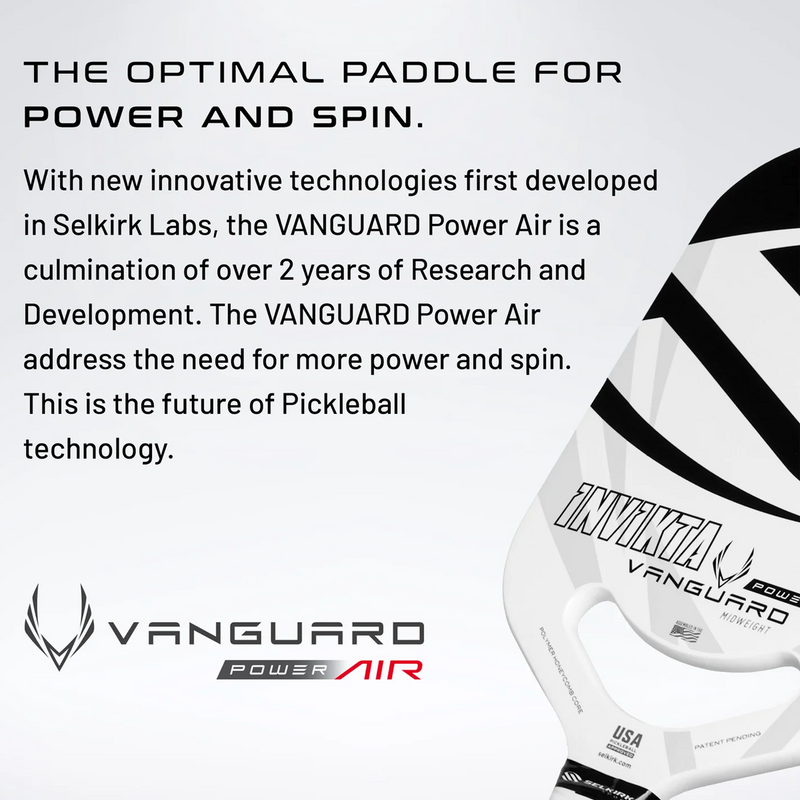 Vanguard Power Air Epic, Selkirk Sport Vanguard Power Air Epic specs