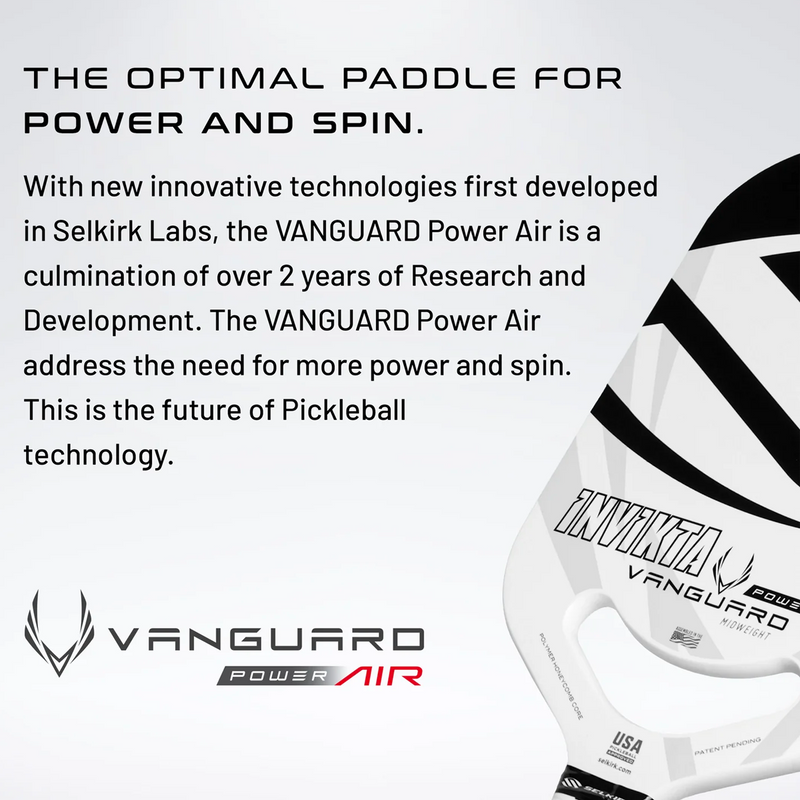 Vanguard Power Air Epic, Selkirk Sport Vanguard Power Air Epic specs