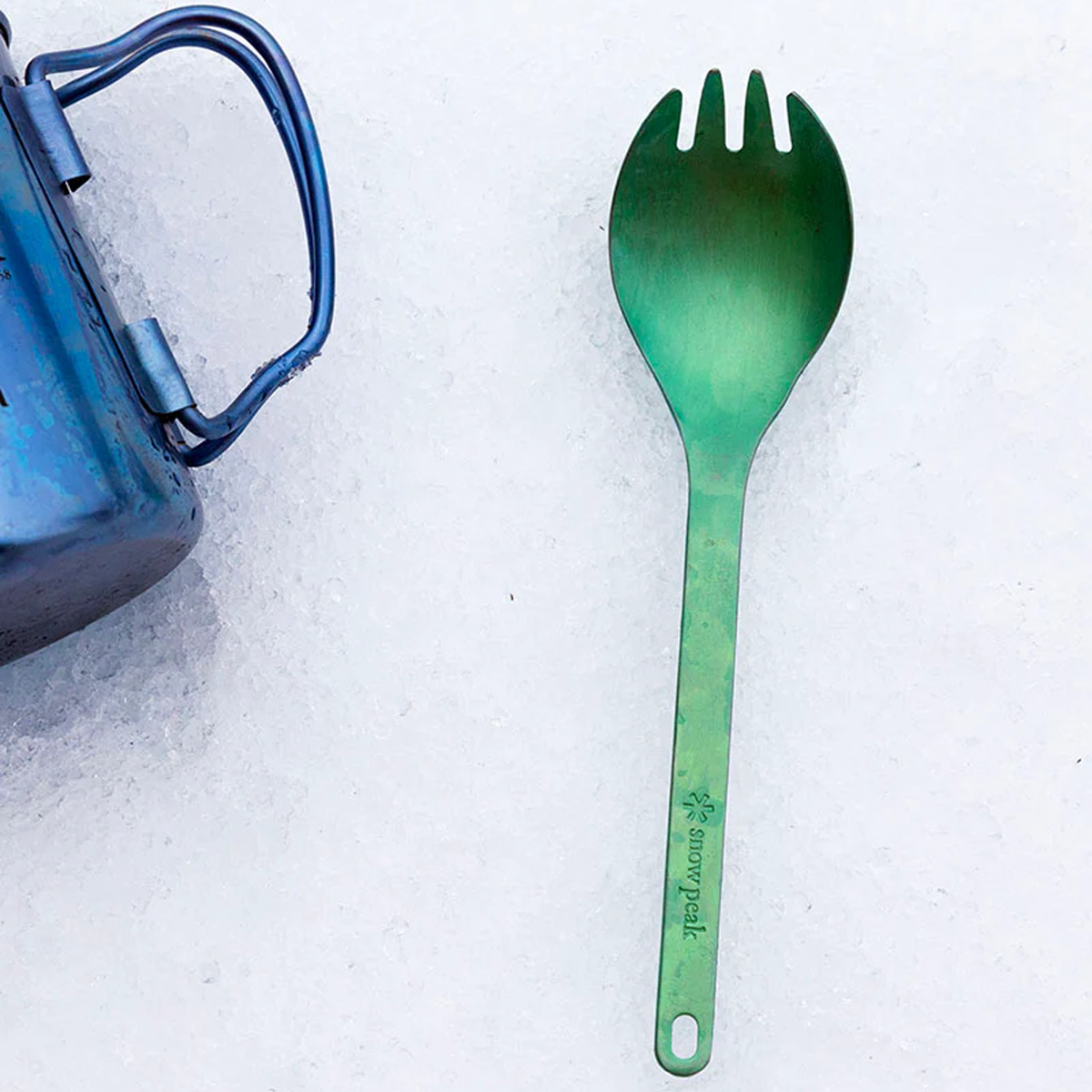 Titanium Spork alternate view
