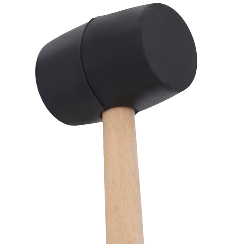 Rubber Mallet with Tent Peg Remover, Rubber Mallet with Tent Peg Remover head