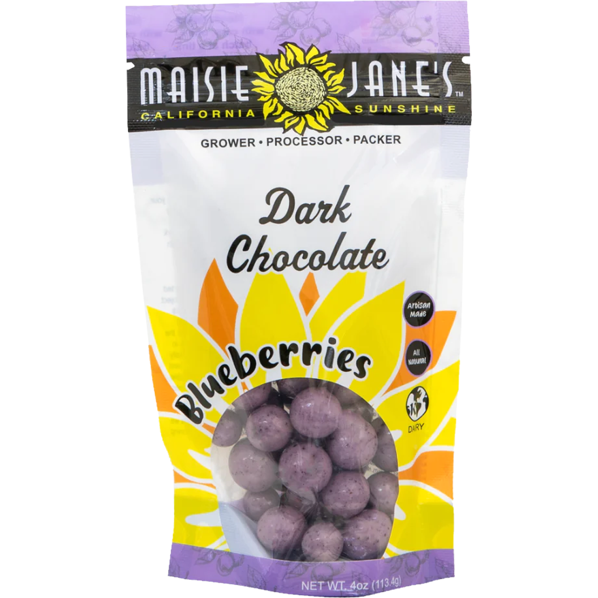 Dark Chocolate Blueberries 4 oz alternate view