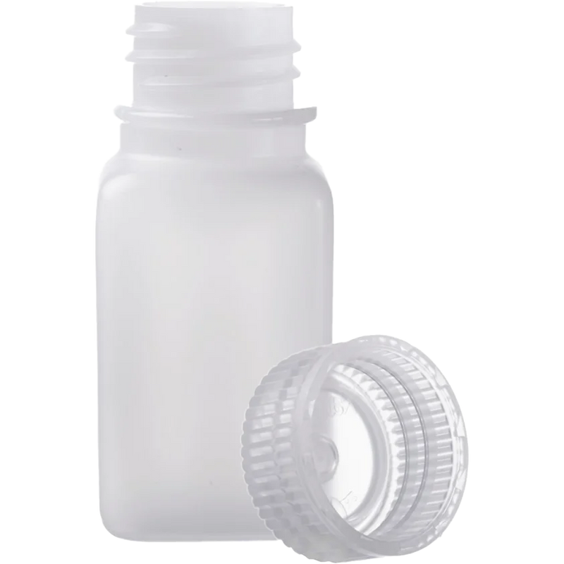 Nalgene Wide Mouth Square HDPE 2 OZ, Liberty Mountain Nalgene Wide Mouth Square HDPE 2 oz cap off