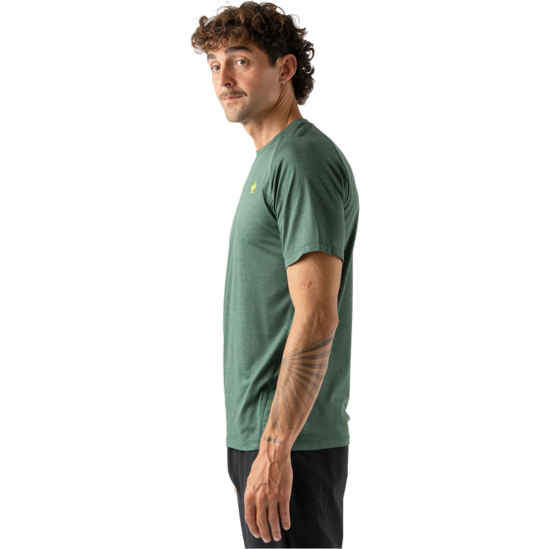 Men's EZ Tee Short Sleeve, Rabbit Men's EZ Tee Short Sleeve in Dark Forest left