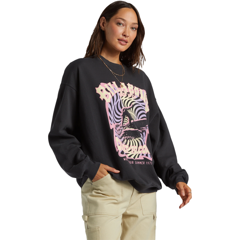 Women's Ride In Sweatshirt, Billabong Women's Ride In Sweatshirt front