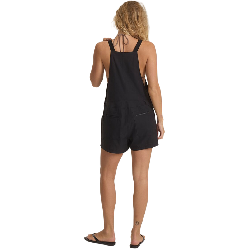 Women's Canyon Romper, Roark Women's Canyon Romper in BLK Black back