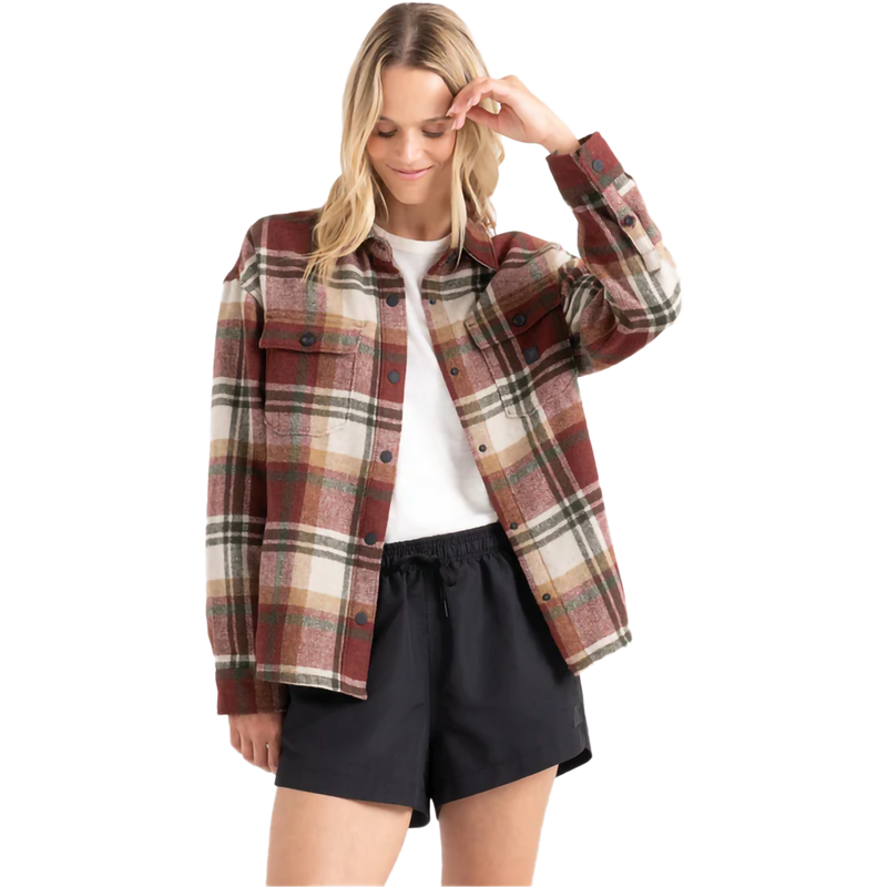 Women's Amberley Flannel Shirt Jacket, Featured Image