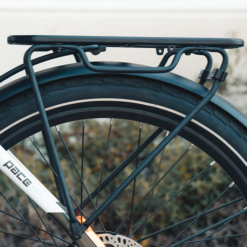 Rear Rack Set, Aventon Rear Rack Set on bike
