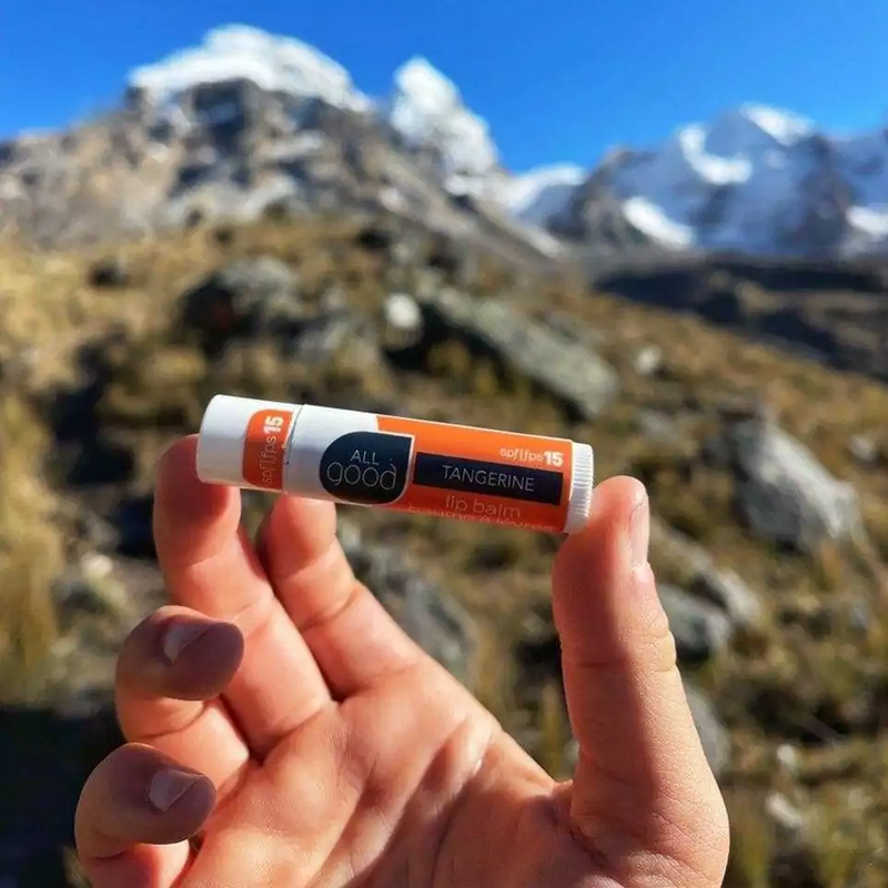 SPF 15 Lip Balm, All Good SPF 15 Lip Balm outdoors