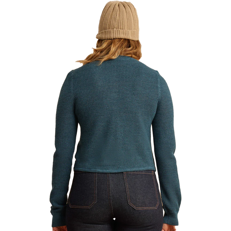 Women's Well Worn Thermal Long Sleeve Henley, Women's Well Worn Thermal Long Sleeve Henley