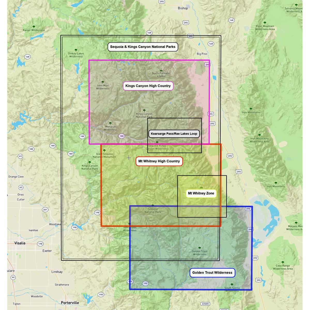 Golden Trout Wilderness alternate view