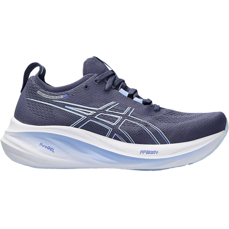 Asics Women's Nimbus 26 in Thunder Blue/Sapphire