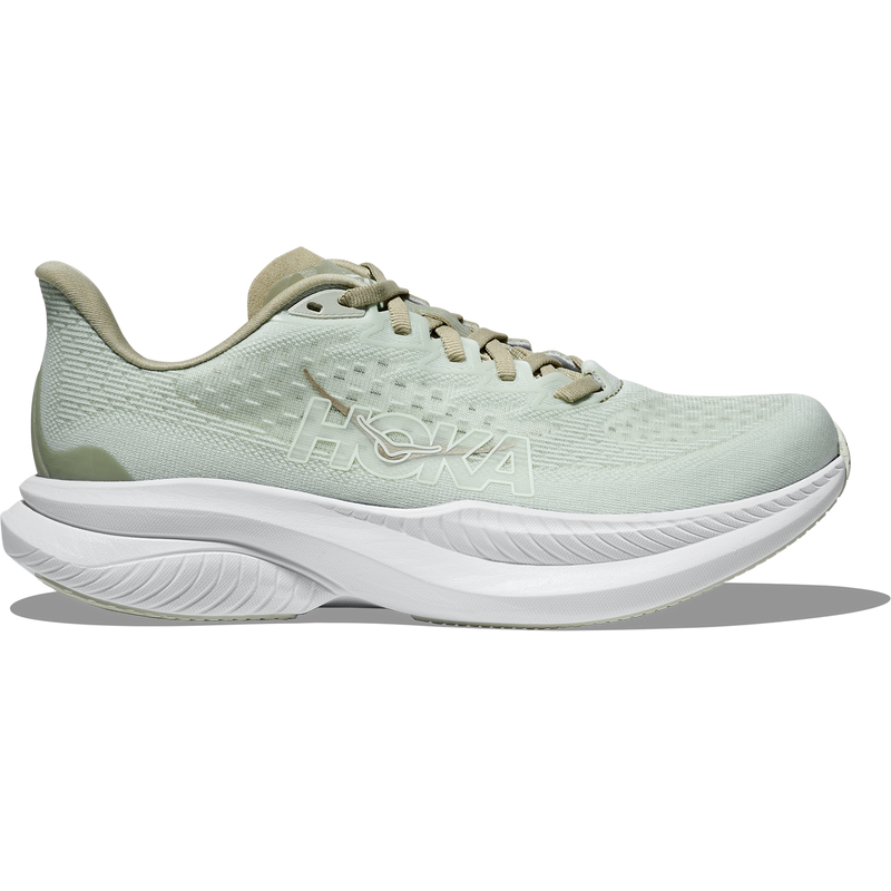 Hoka Women's Mach 6 in ORF-Oyster Mushroom/Truffle Salt