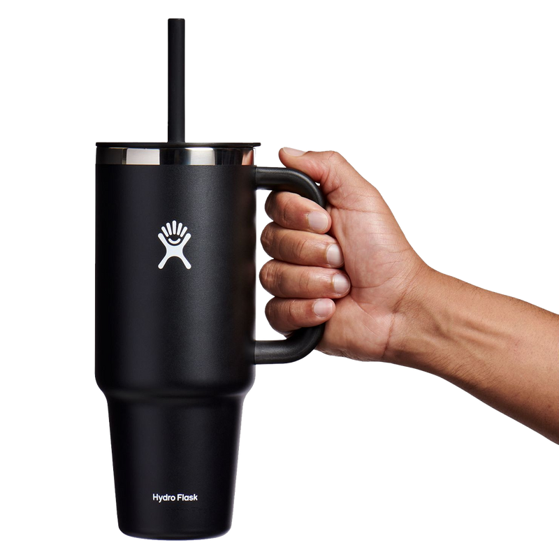 40 oz All Around Travel Tumbler, Hydro Flask 40 oz All Around Travel Tumbler in hand