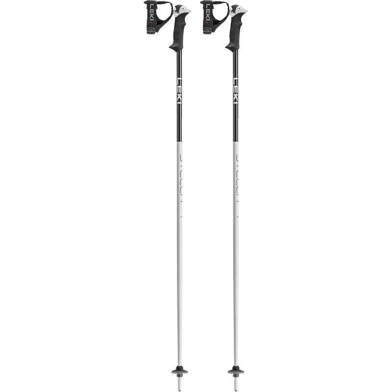Leki Stella S Trigger Poles in White/Black